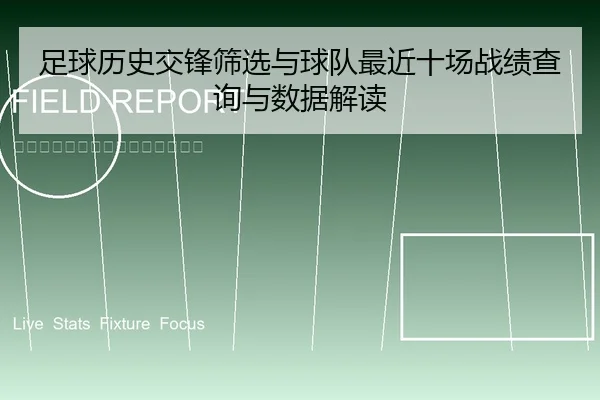 足球历史交锋筛选与球队最近十场战绩查询与数据解读